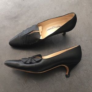 Manolo Blahnik kitten heels
